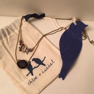 Chloe and Isabel Bouquet Rouge Double Pendant